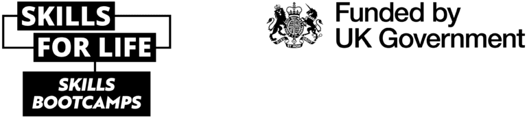 Skills for Life and Funded by UK Government logos
